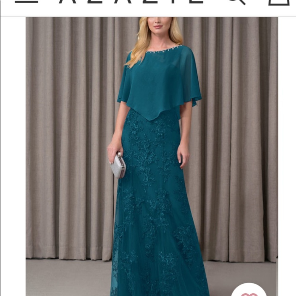 Azazie new, never worn.  Size 22.  Color is ink blue.